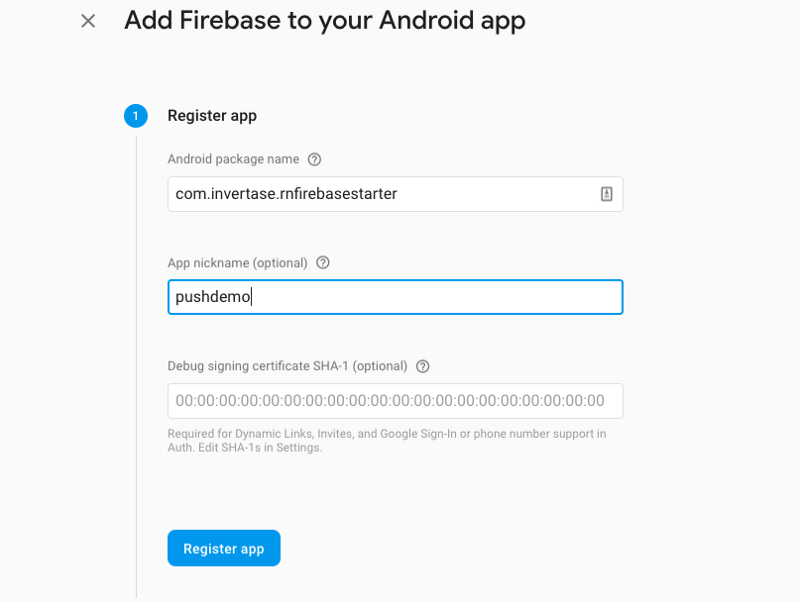 firebase react native