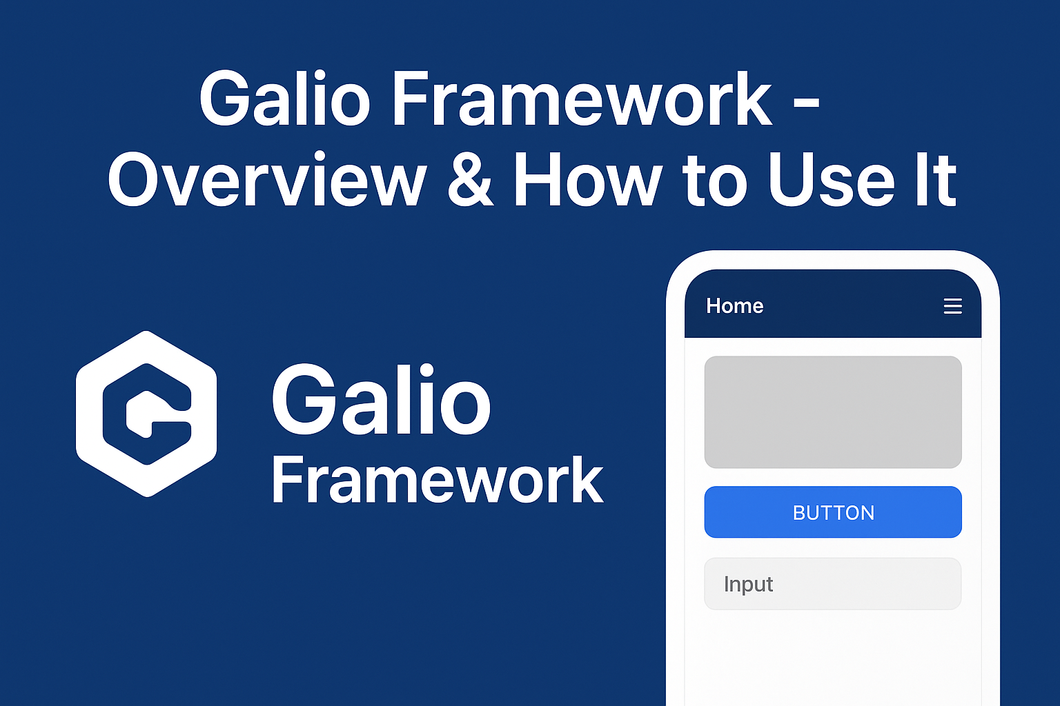 galio react native framework