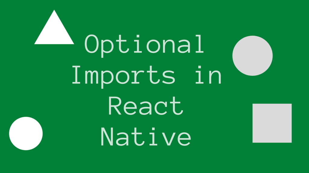 optional imports