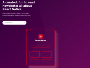 react native newsletter