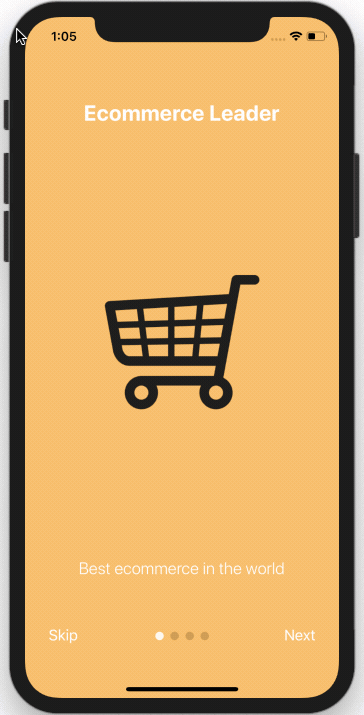 walkthrough flow react native
