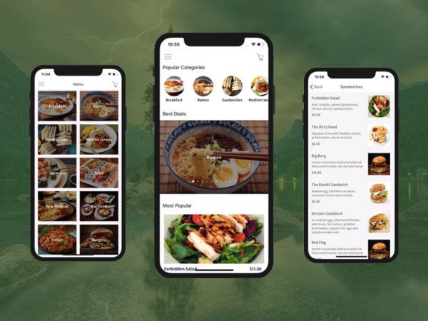 restaurant app template ios swift source code