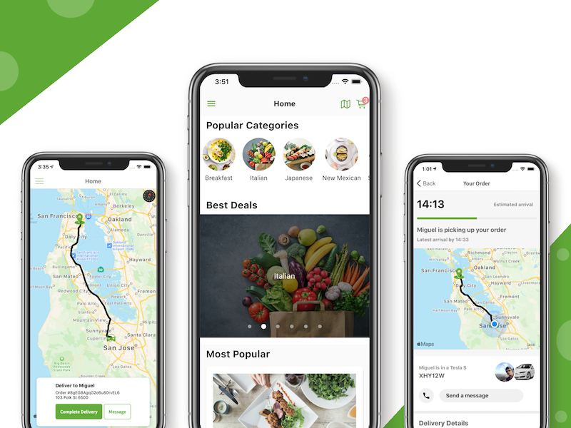 food delivery flutter app