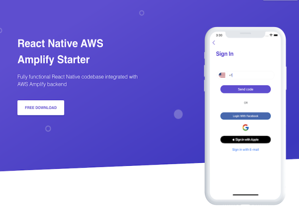React Native AWS Amplify Starter